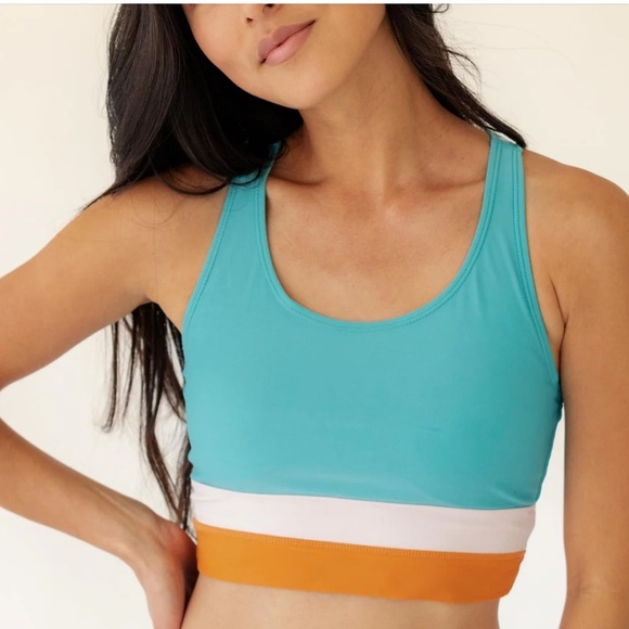 Nani Swim Cozumel Cut Back Crop Swim Top, Size XXS Beach Surf Summer - Picture 1 of 7
